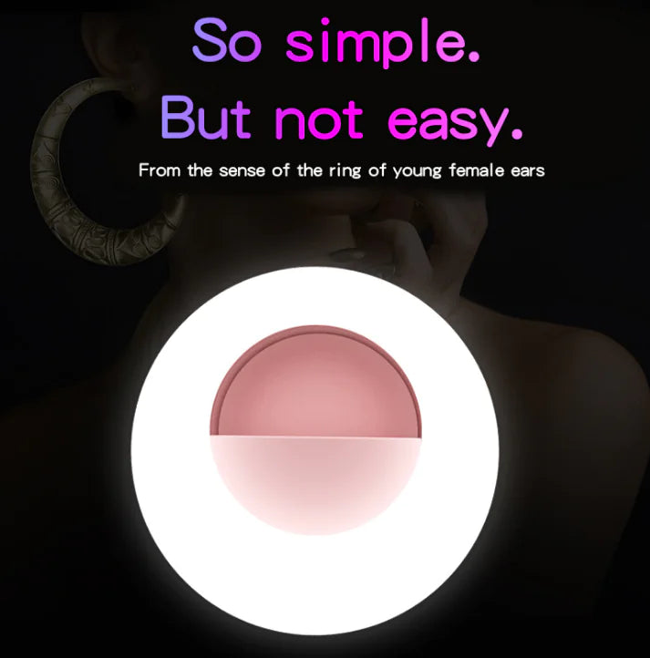 Rechargeable Round Beauty Light