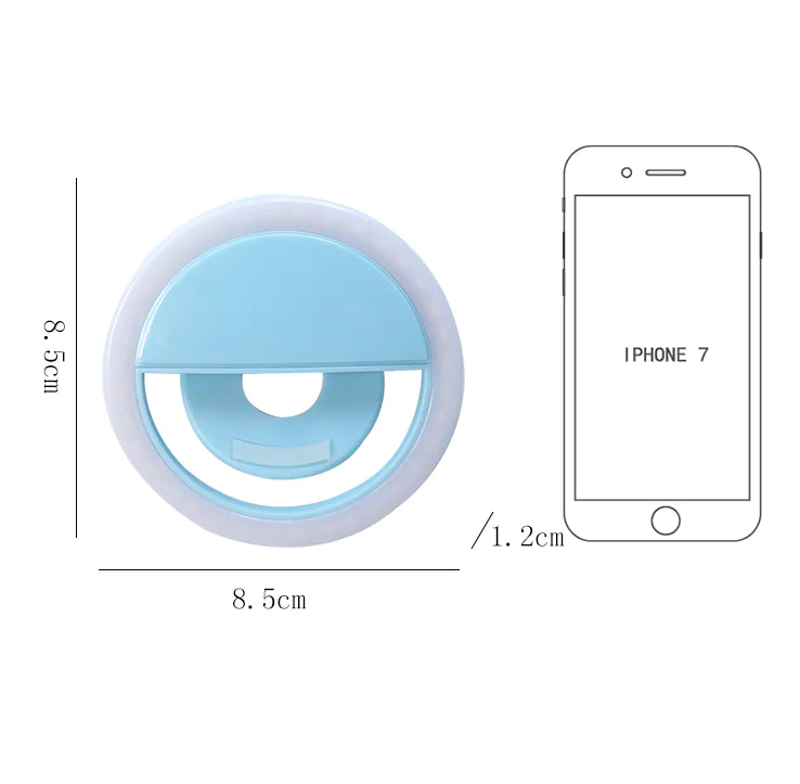 Rechargeable Round Beauty Light