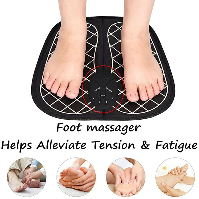 Intelligent Foot Massage Pad for Physiotherapy and Beauty