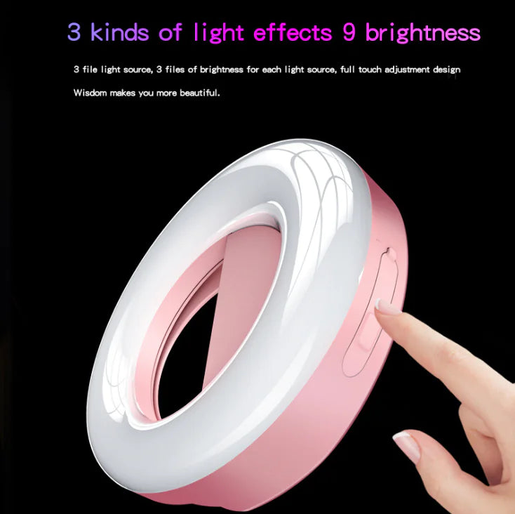 Rechargeable Round Beauty Light