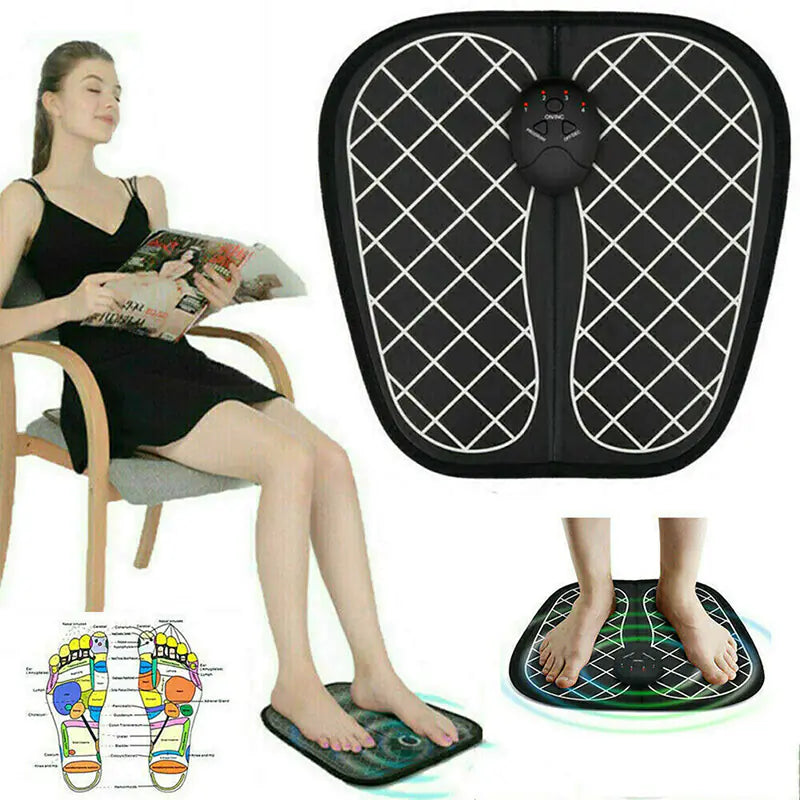 Intelligent Foot Massage Pad for Physiotherapy and Beauty